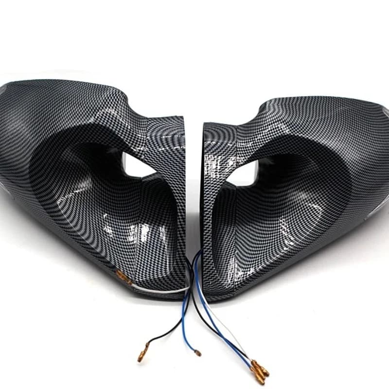 Modified general competitive racing rearview mirror bullet mirror carbon pattern reflector