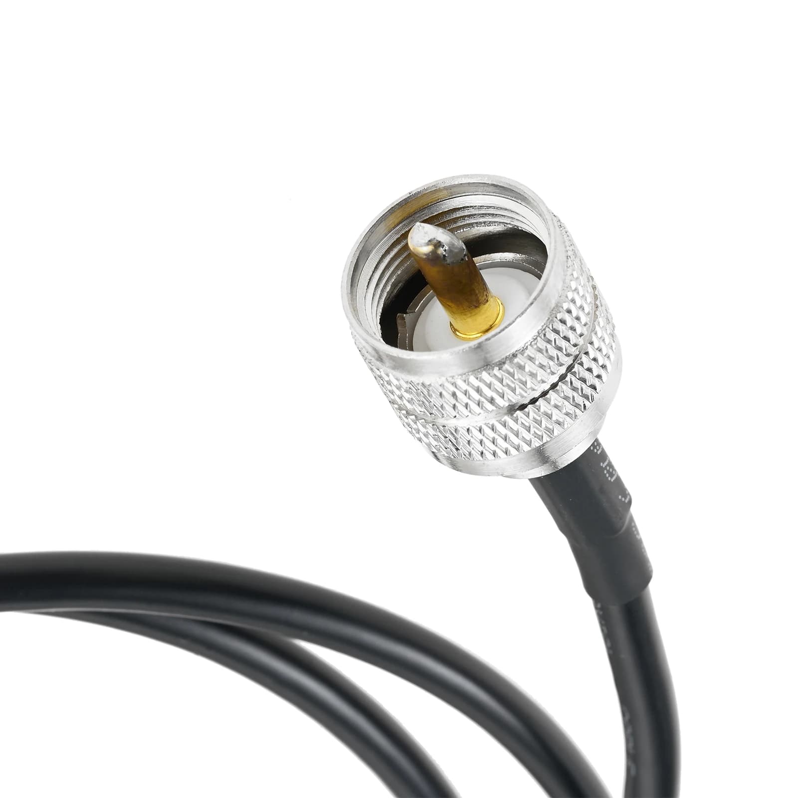 1pc UHF Male-to-male Adapter Plug Coaxial RF Cable RG58 Low Loss for Ham Radio Antenna Analyzer Dummy Load SWR Meter