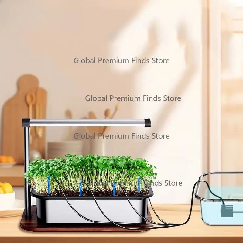 32W Led Smart Home Indoor Garden Hydroponics Growing System Plant Germination Kit Herb Vegetable Plant Grow Lamp