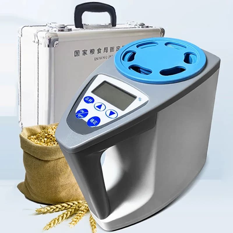Digital Grain Moisture Tester, Portable Moisture Analyzer, Automatic Grain Moisture Meter for 24 Types of Grains