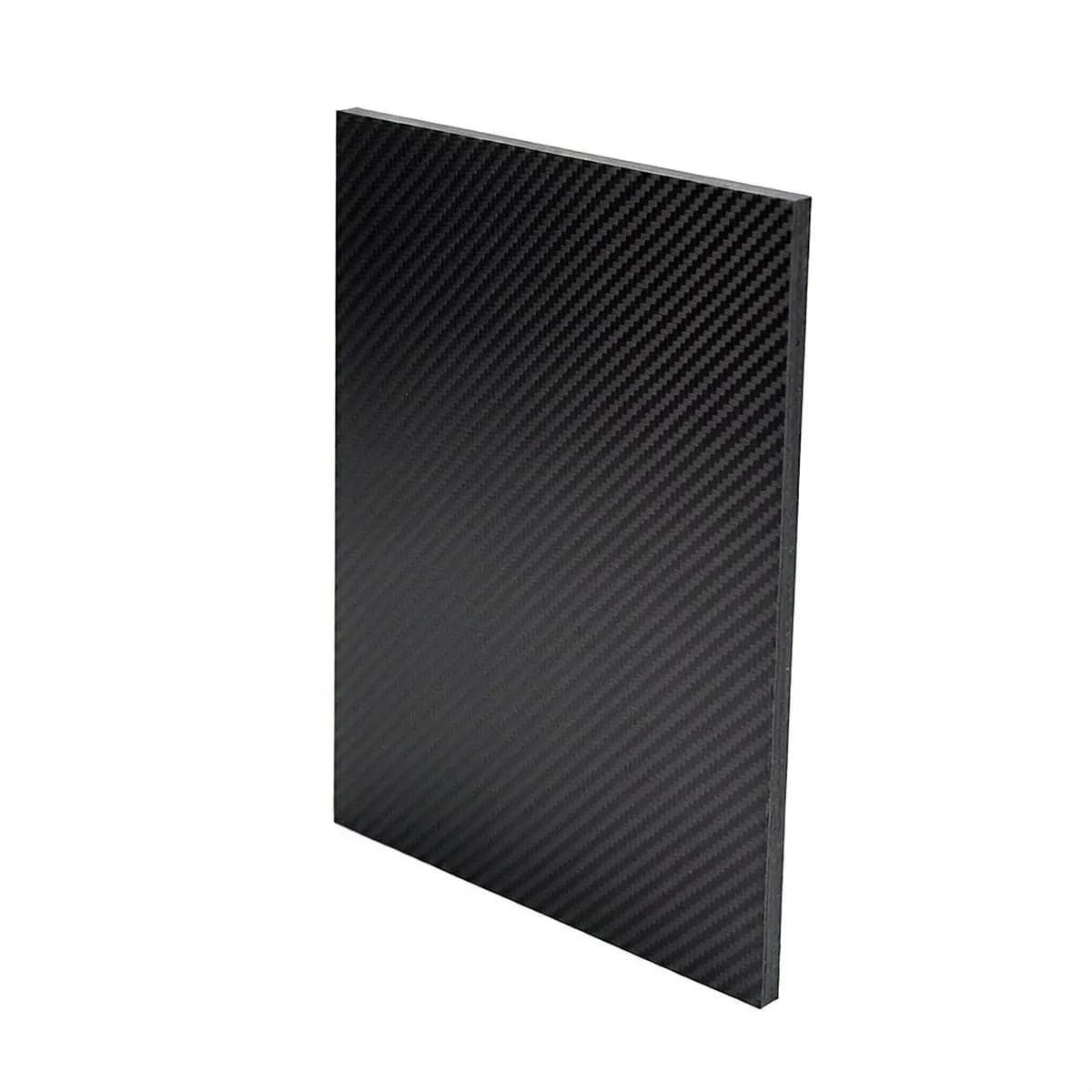 3K Twill Weave Carbon Fibre Sheet Matte Plate, Thickness 0.2‑8mm Width 10‑65mm Length 100‑550mm Carbon Fiber Board, Tool Parts
