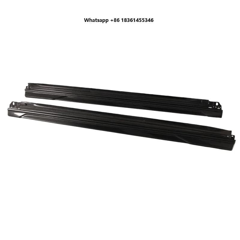 For High Quality air Turbulence Dry Carbon Fiber Side Skirt Body Kit Upgrade PK Style Side Edge air Kit