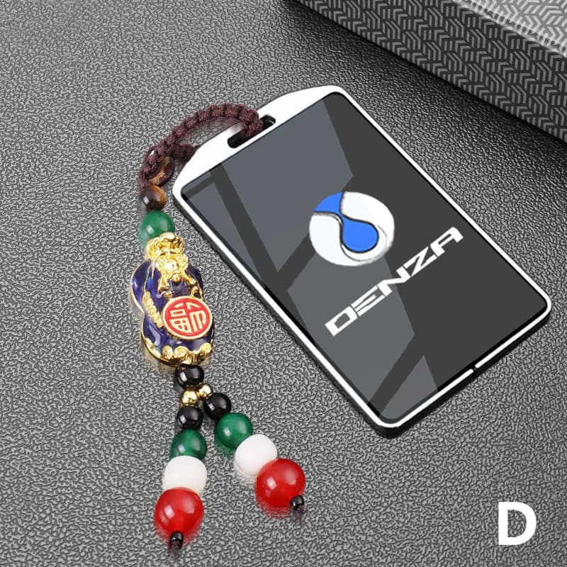 Zinc Alloy Car Key Case for DENZA N9 2025+ 2026 Remote Keychain Remote Cover Bag Shell Housing Ring Holder Fob Accessories