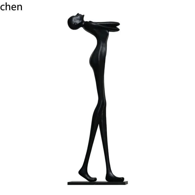 I-28  Abstract Welcome Sculpture Hotel Lobby Sales Office Model Decoration Large Ornament