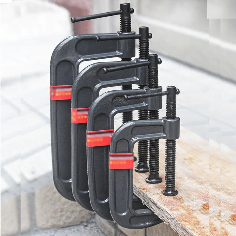 Heavy-Duty G-Shaped Clamp Body Thickened Quick Clamping Woodworking Fixation F-Joint For Deformation-Free Object Holding