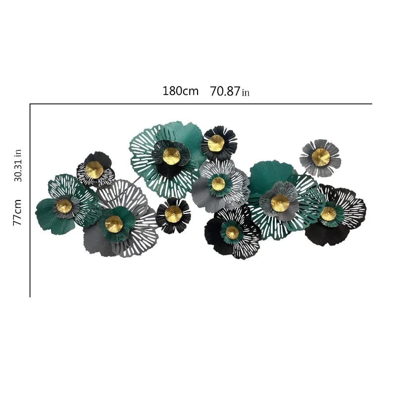 Modern light luxury clock wall clock, artistic style Nordic wall clock