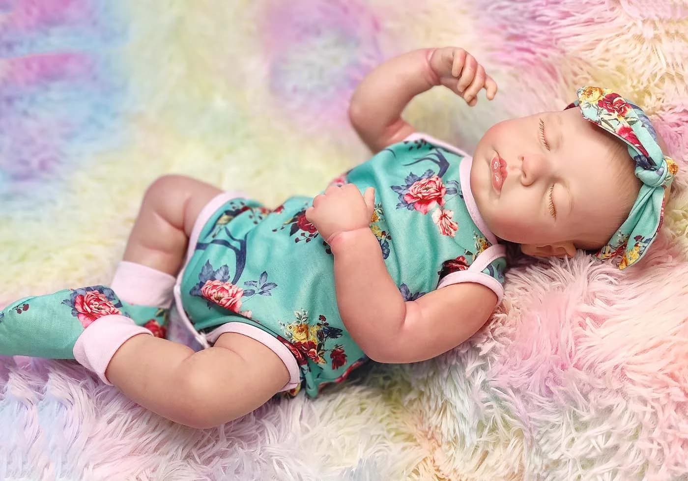 Hot Selling Hand Rooted Hair Smile Reborn Mini Toys Girl Lovely Newborn Silicone Baby Doll