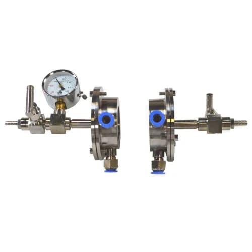 Water Cold Sealing Flange for 3" Dia. Processing Tube - EQ-FG-76WC