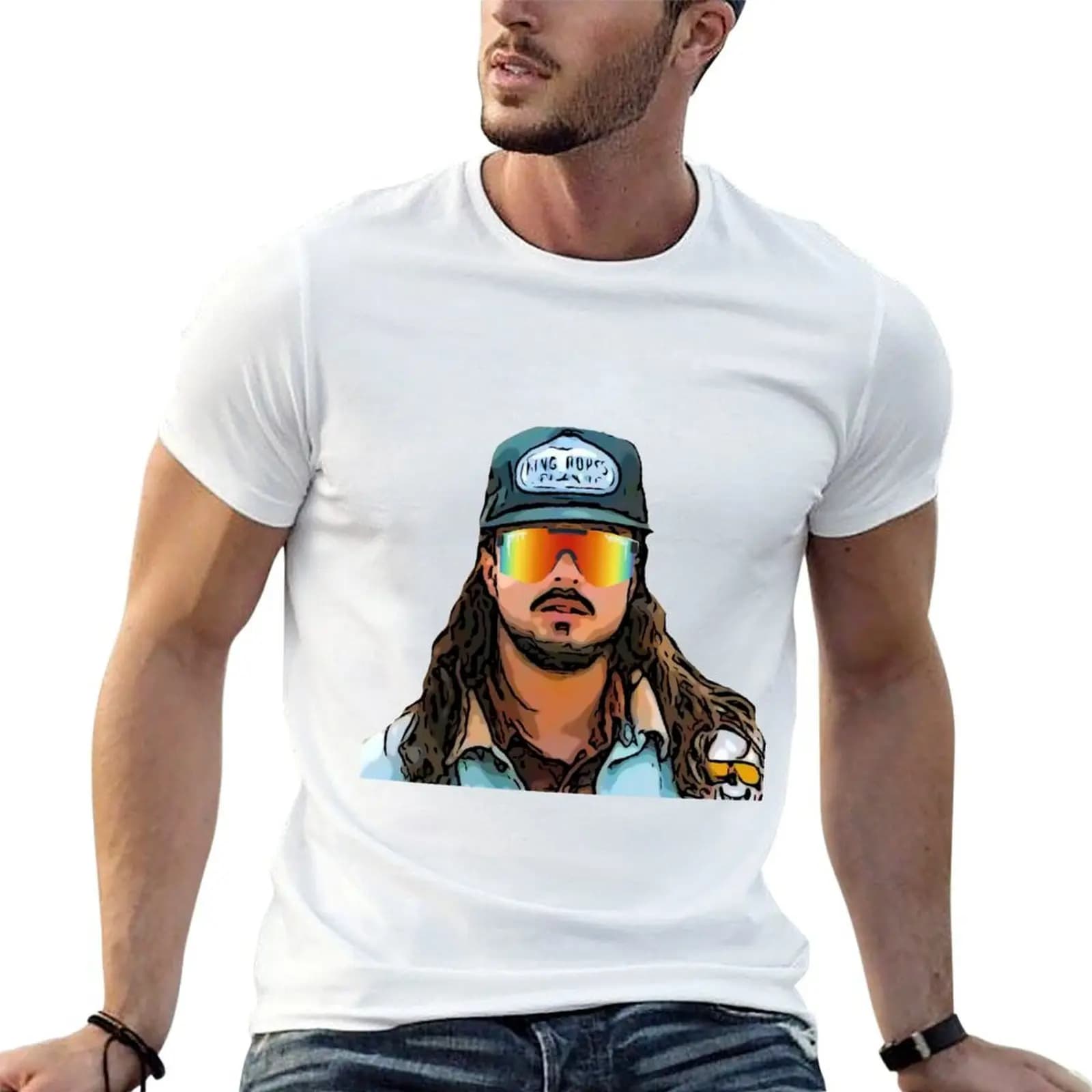 Ian Munsick 2 T-Shirt oversized graphic tee anime shirt Men's clothing