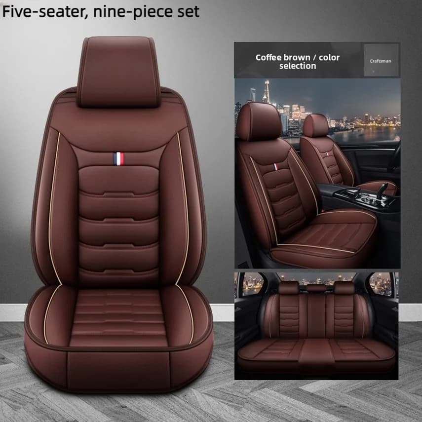 Full-leather Car Seat Cushion, Universal For All Seasons, Wholesale Car Seat Covers, New Universal Car Seat Cushion Covers