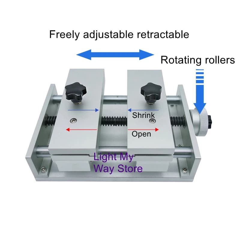 Tin foil jig thin paper cutting jig gold cutting jig horizontal stretching panning table laser marking machine
