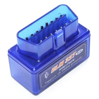 ELM327 2.1 Automotive Diagnostic Tool, Supports 3 Protocols (Blue)
