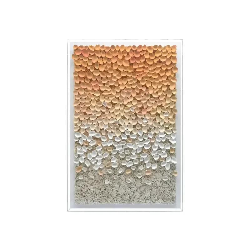 JZ High-End 3D Paper Home Decor Wall Art Mixed Media Art Artwork Handmade Abstract Painting