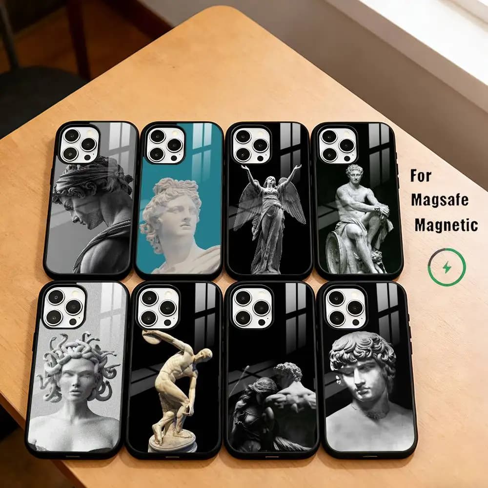G-Greek sculpture  Phone Case For iPhone17,16,15,14,13,12,11 Plus,Pro Magnetic with Magsafe Wireless Charging
