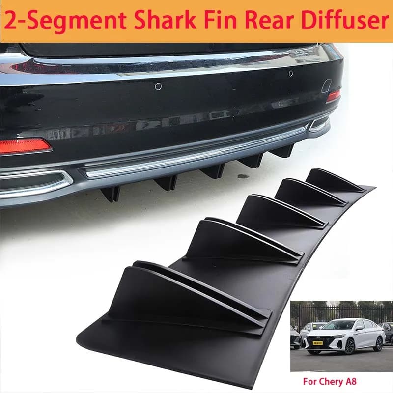 For Chery A8 Shark Fin Rear Diffuser Split Chassis Spoiler Auto Aerodynamic Parts Aerodynamic Modification