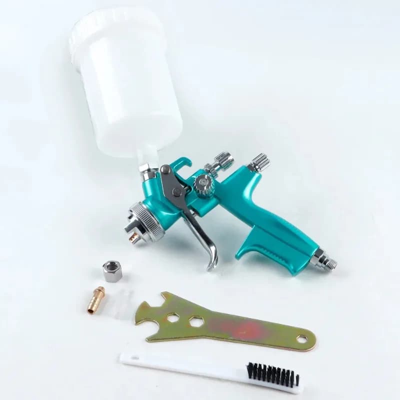 4000B High Quality Spray Gun HVLP Car Paint Spray Gun 1.3mm Nozzle Gravity Feed Water Based Air Paint Sprayer Cordless Airbrush