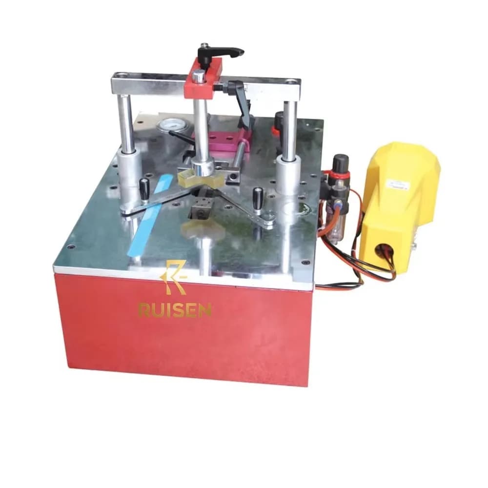 Pneumatic Picture Frame V Nail Machine Bench-top Frame Corner Angle Joining Tool for Woodworking Framing