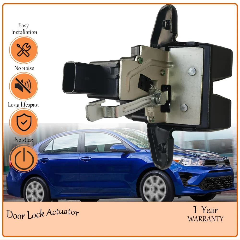 Trunk Latch Mechanism featuring wear-resistant components, crafted for Kia Rio 2018-2022, consistent oem 81230H8000,81230-H8000