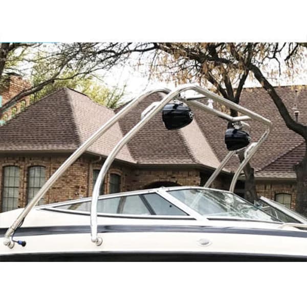 Reborn  Aluminium Thrust Forward Facing Boat Wakeboard Tower Shinning Polished