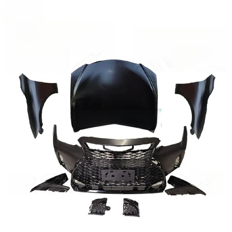 High Quality 2013-2018 IS200T IS300H Upgrade To 2022-2025 IS350 IS500 Body Kit Headlamp Bumper Hood Auto Modification Parts