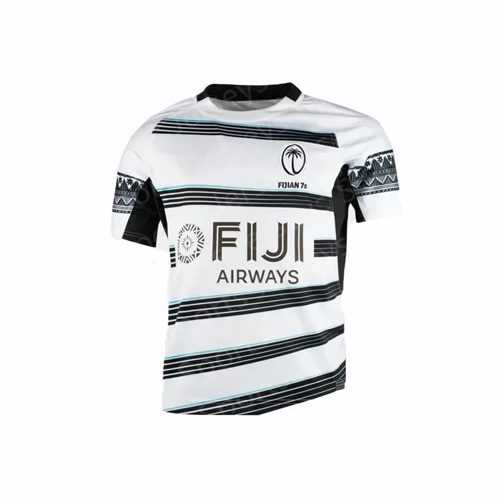 New Fiji Rugby Fans Special 3DT Shirt Men's/Boys Loose Sport Crewneck T-shirt Women's Rugby Sweat Absorbent Breathable T-shirt