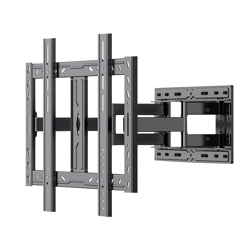 Ultra-thin TV hanger telescopic rotating bracket wall hanging folding 55/65/75/85 inch TV universal