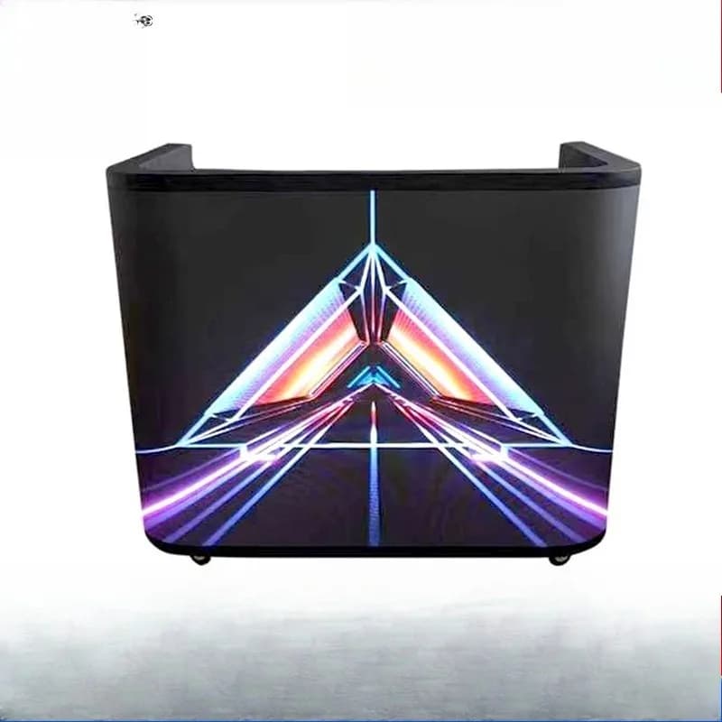 Front desk advertising screen high definition full color led display mall creative bar counter screen