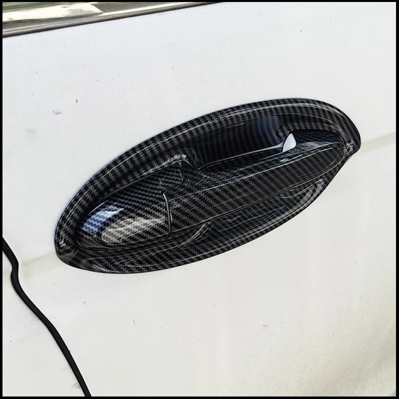 Car Styling For Honda Jazz Fit 2014-2018 Door Handle Bowl Cup Cap Cover Sticker Trim Decorate Auto Parts Accessories