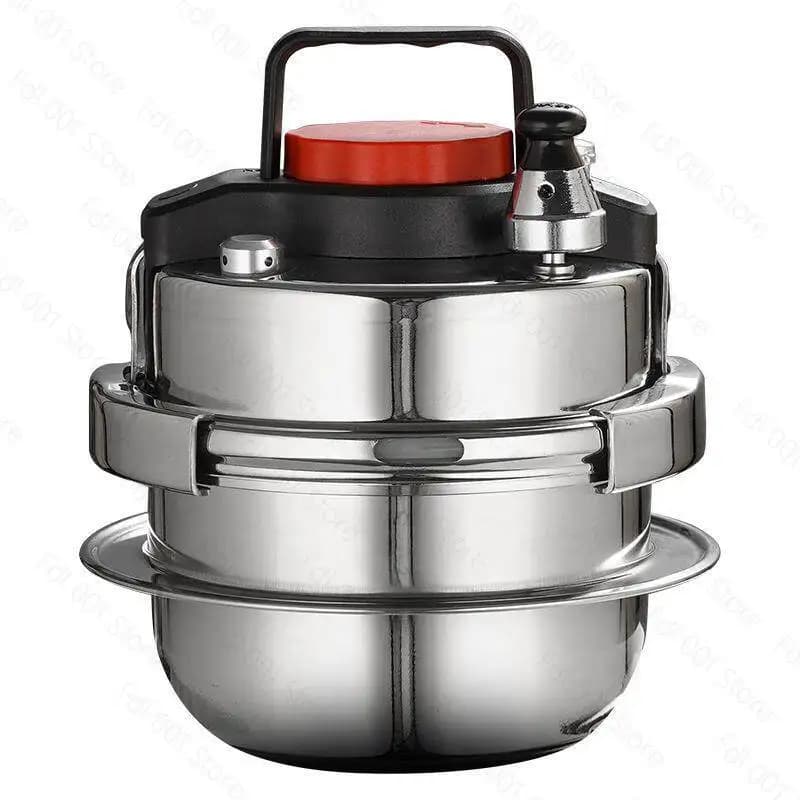 304 Mini Pressure Cooker Outdoor Camping Small Pressure Cooker Household Fragrant Rice Cooker Hotel 5-minute Quick Cooking Pot