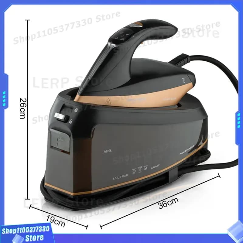 1500W Steam Electric Iron Vertical Garment Steamer Handheld Clothes Wrinkle Remover for Home Travel Fabric Care Appliance