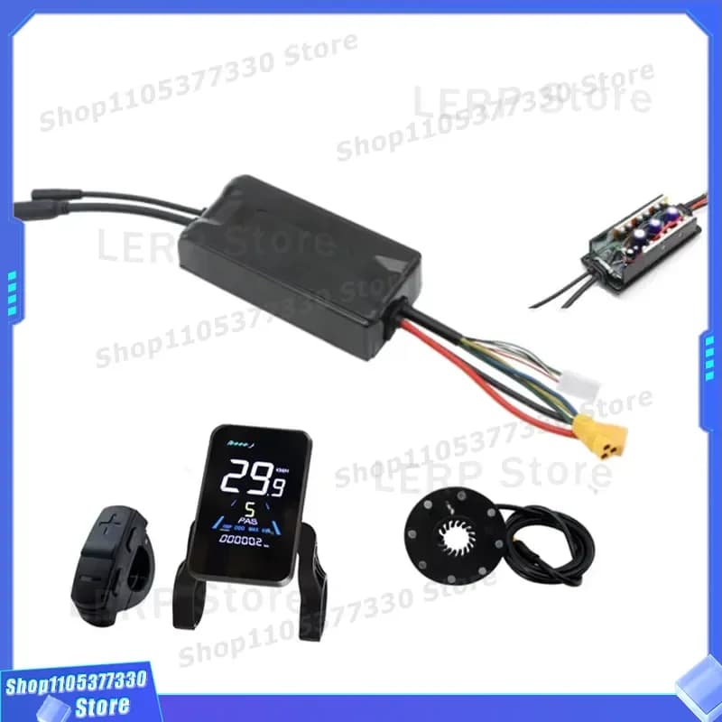 Universal Electric Bicycle Controller 500W 1000W 1500W 2000W IP65 Waterproof Ebike Control Unit with Color LCD Display Screen