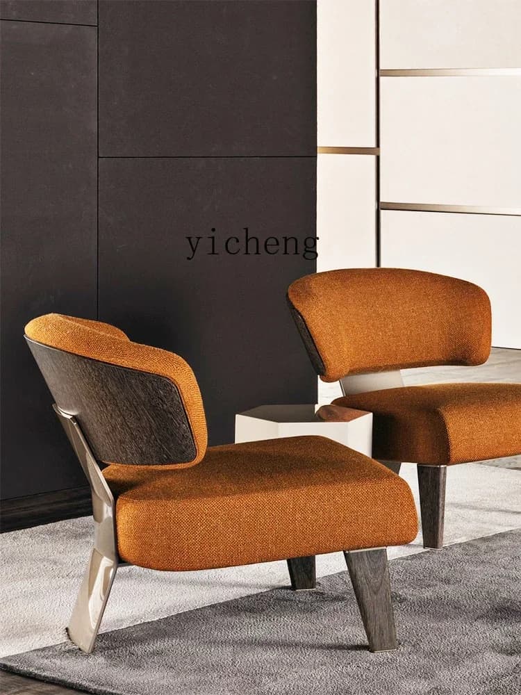 b26 Leisure Minot Single Model Room Armrest Sales Negotiation Modern New Chinese Sofa High-End