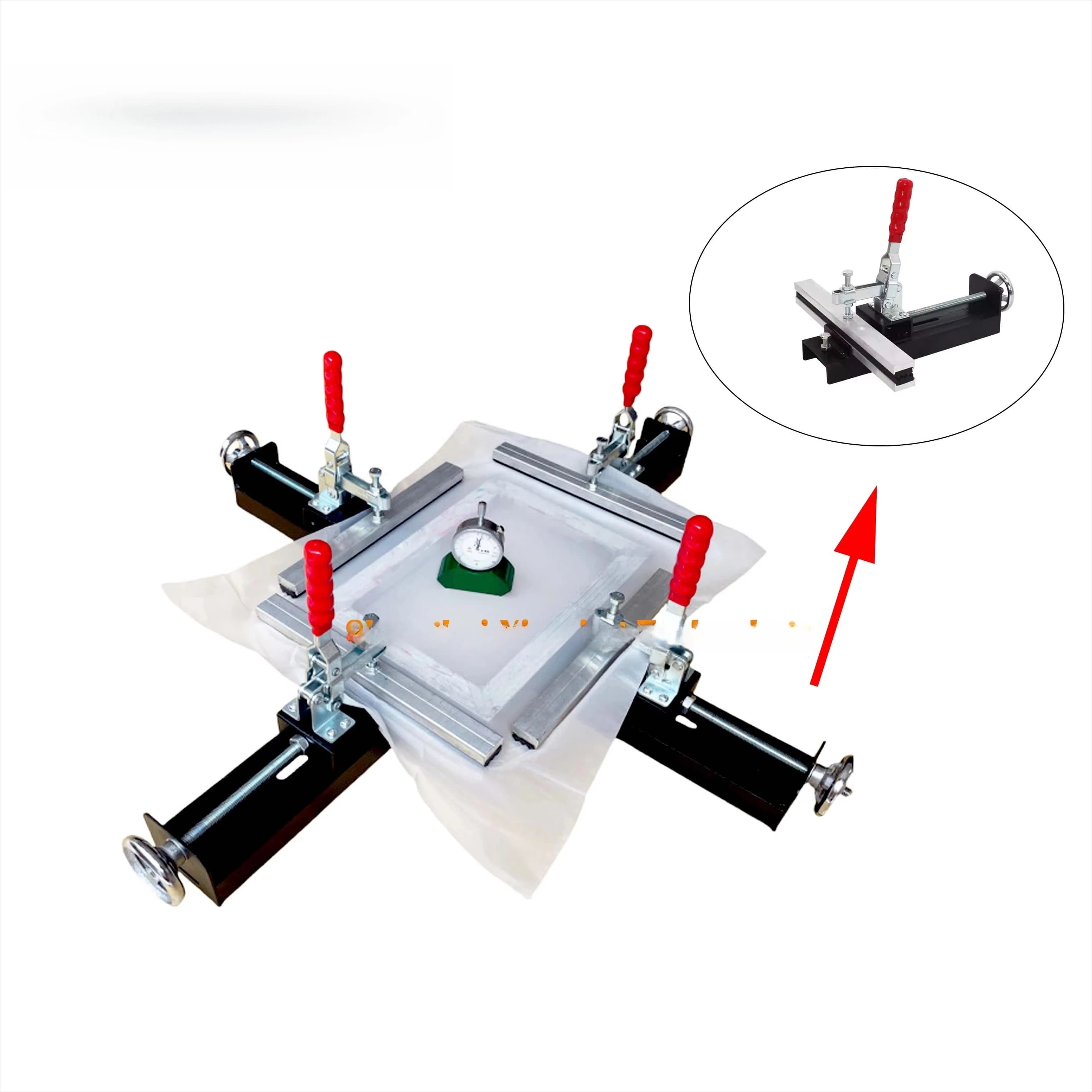 High Precision Manual Screen Stretching Machine Pre-Press Equipment for Screen Printing
