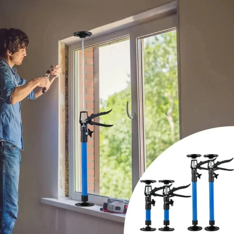 Telescopic Steel Hand Jack Support Rod Labor-Saving Support Rod Cabinet Board Lifting Support Rod Adjustable Hand Work Bracket