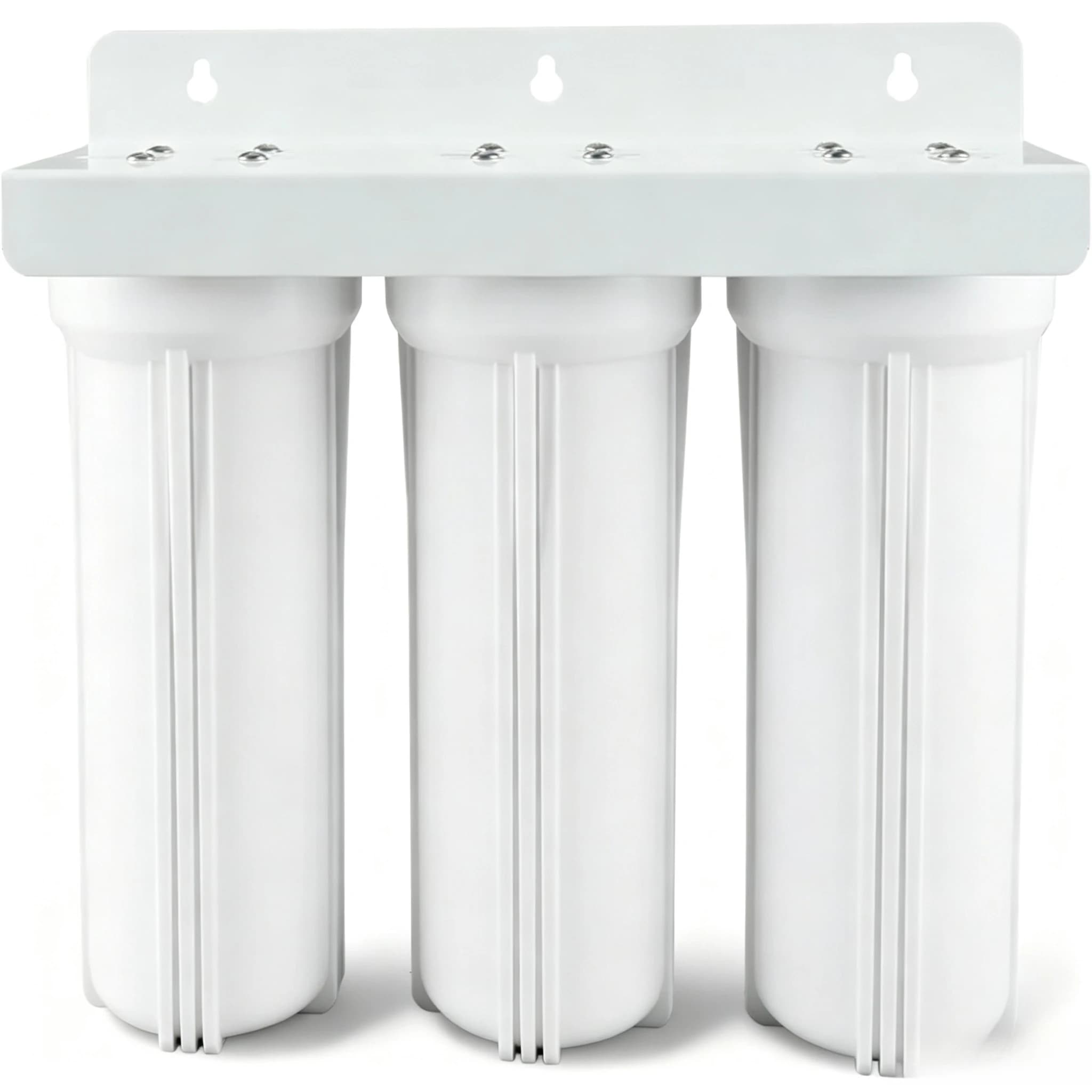 Universal 10in Clear Filter Bottle 2 & 3 Stage Household Tap Water Pre-filter Housing Kitchen Water Purifier Accessory