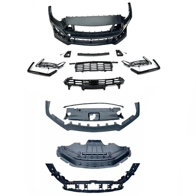High Quality Dark Horse Style Body Kit Fit For Mustang 2015-2023 Aluminum Fender Hood Front Rear Bumper Headlamp Tail Light Upgr