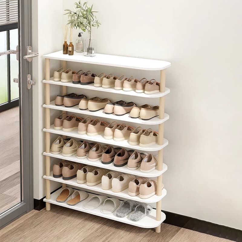 Simple shoe rack at the door of the home multi-layer slippers Shoe cabinets small narrow white etagere chaussure room furniture