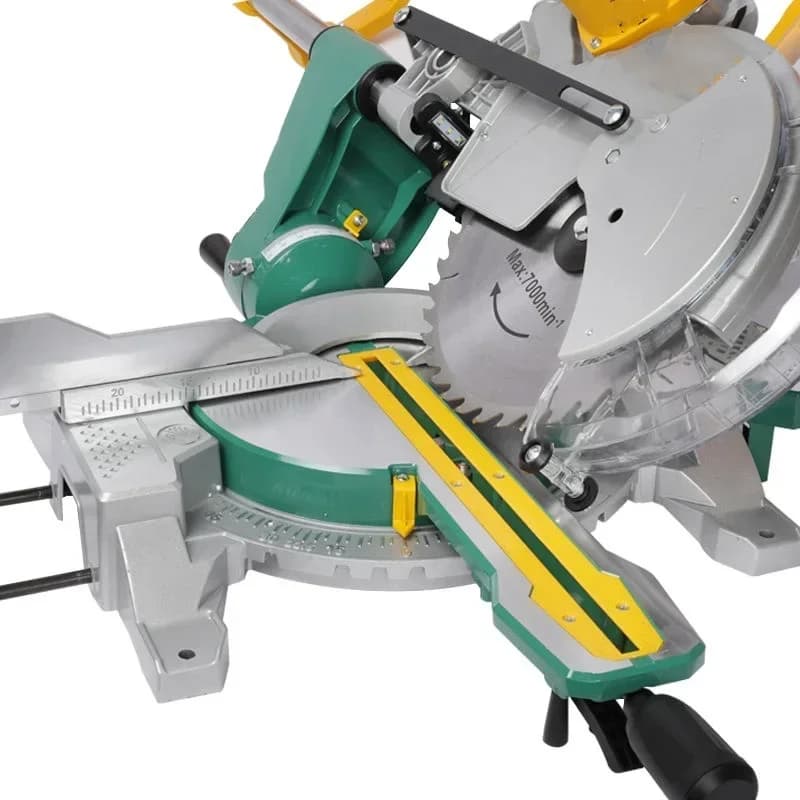 factory direct 8/12 Industrial induction motor sliding miter saw for wood sliding composite woodworking desktop aluminum cutting