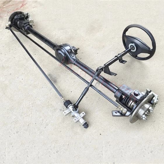 48v Dc Low Speed High Torque Truck Chassis Dining Car Disc Brake Front Axle Rear Axle Half Axle 7x40