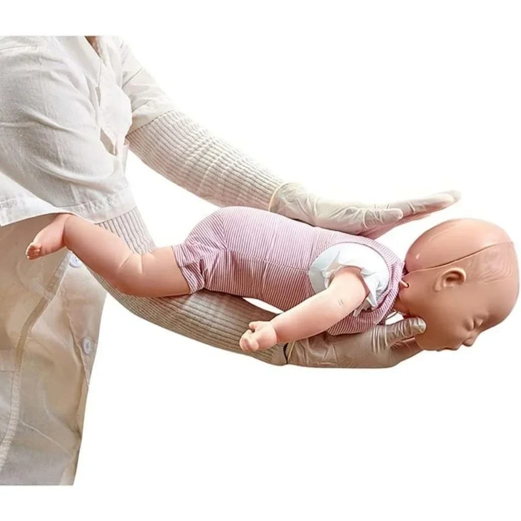 Teaching Training Model Infant First Aid Model Choking First Aid Training Babies Doll Advanced CPR Manikin with Bag Manikin