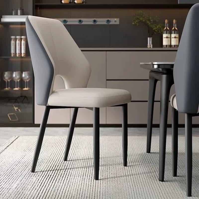 Leather Nordic Dining Chairs Restaurant Modern Kitchen Dining Chairs Luxury Living Room Krzesla Do Jadalni Kitchen Furniture