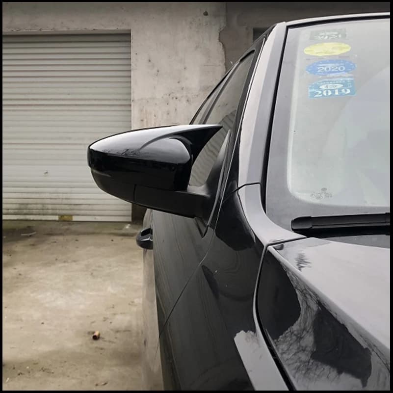 For Volkswagen VW Polo 2010-2016 With Indicator Model Rearview Mirror Cover Sticker Trim Decorative Car Styling Accessories