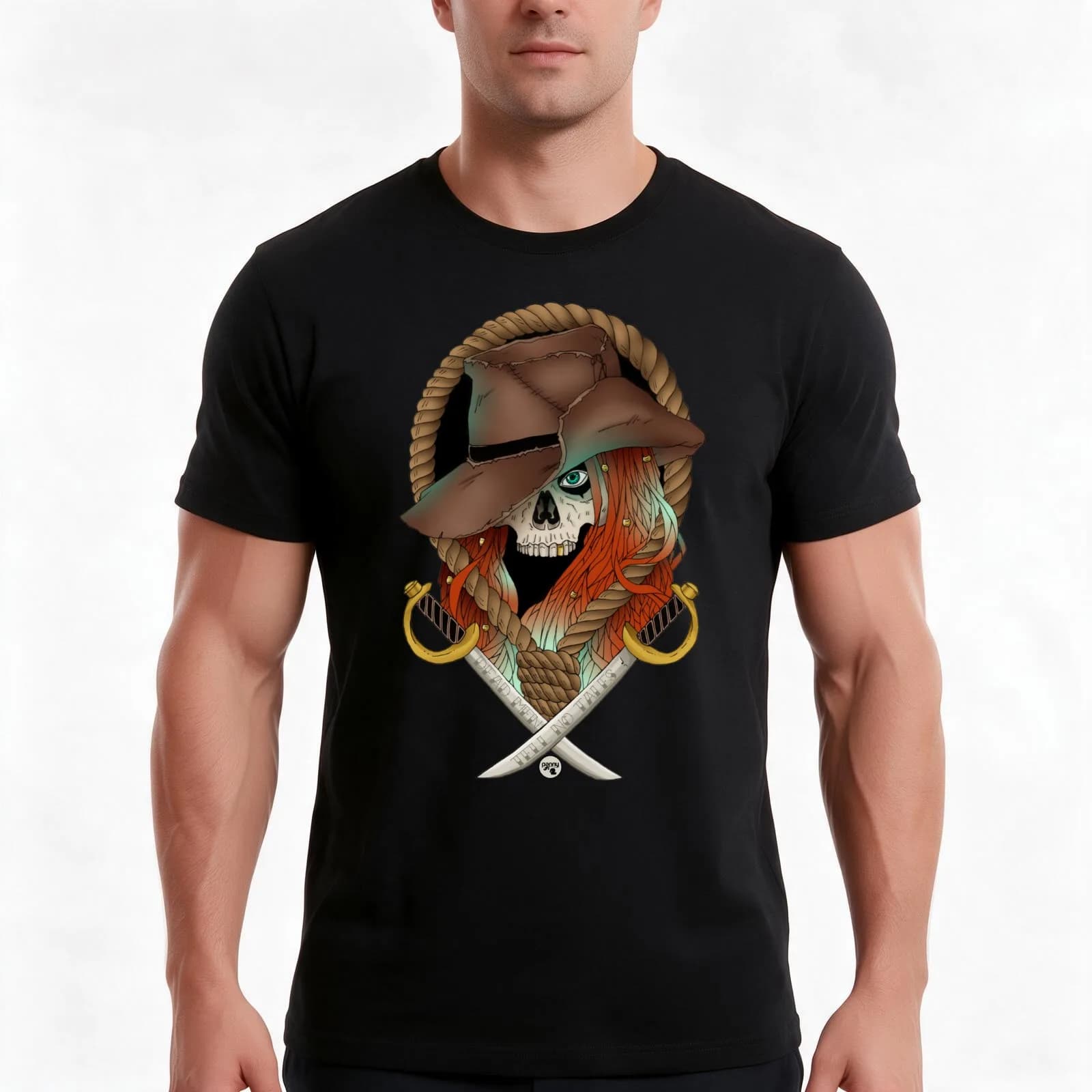 Dead Men Tell No Tales T-Shirt, Summer Casual Cotton Tee, Oversized Streetwear Tops, Vintage Graphic Print, Unisex Men Women