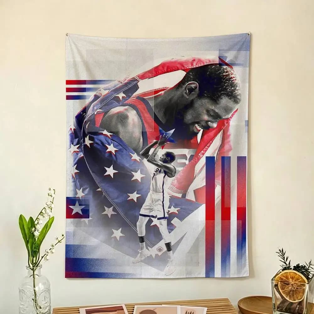 D-Durant Basketball K-Kevin 35 Flag Outdoor Decorations for Bedrooms Home Decor Items Decoration Banners
