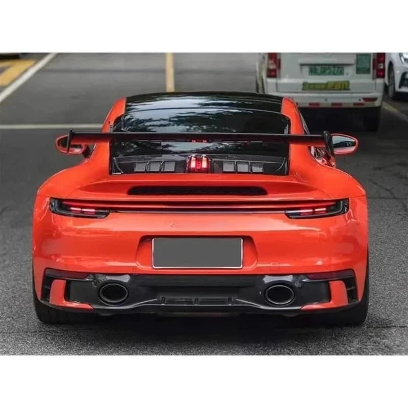 For  911 992 Upgrade GT3 Carbon Fiber Rear Trunk Spoiler Body Kit