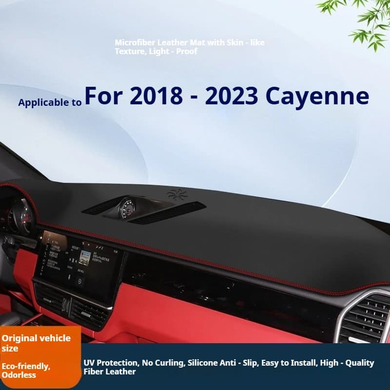 For Custom Fit Dashboard Sun Protection Mat Anti Slip Dashboard Cover for 2018 to 2023 Porsche Cayenne Sun Shade Dash Pad