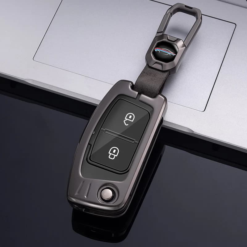 Fashion Zinc Alloy Car Protector Keychain Key Case Cover Shell For JMC BOARDING 2020 VIgus 5 Vigus 3 Holder Accessories
