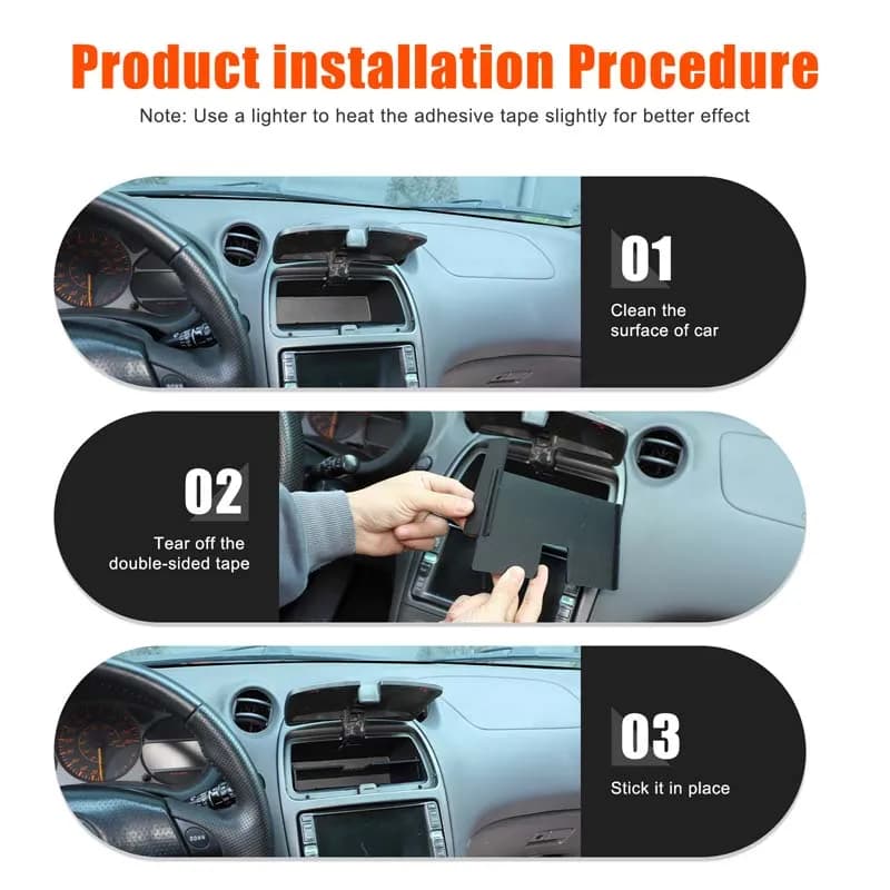 3piece set ABS black For Toyota Celica 1999-2005 car central control storage box layered partition Car modification accessories
