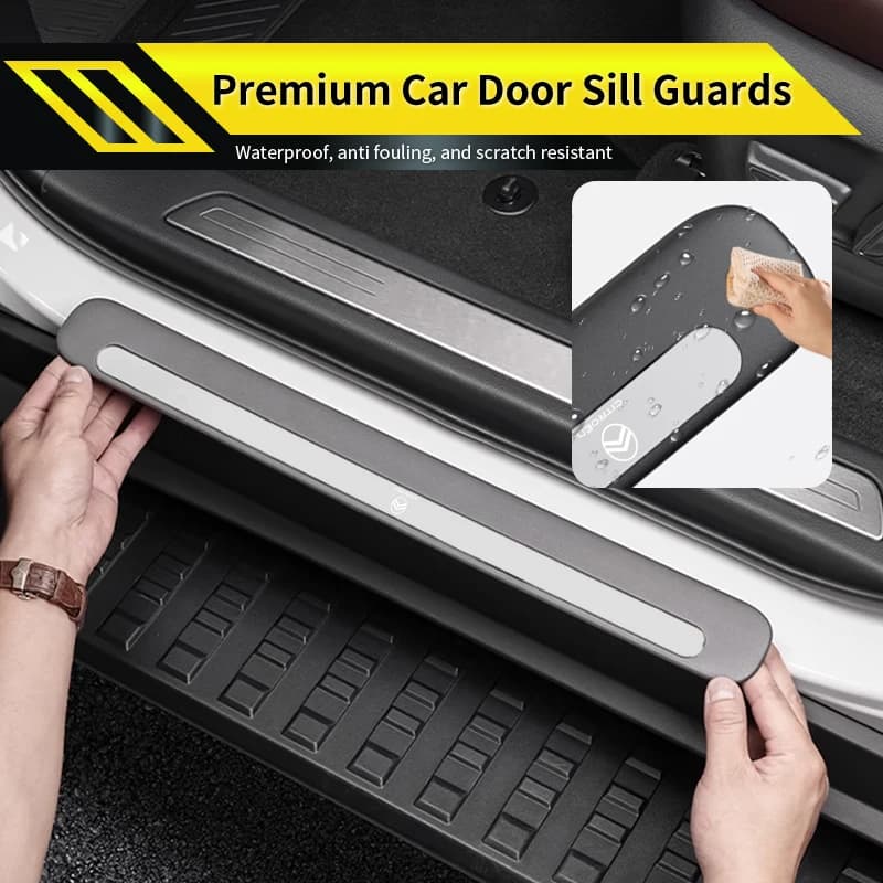 Car Door Sill Sticker Protective Film Protector Decoration Accessories For Citroen C4 C3 C5 C1 C2 C-Elysee Berlingo Picasso
