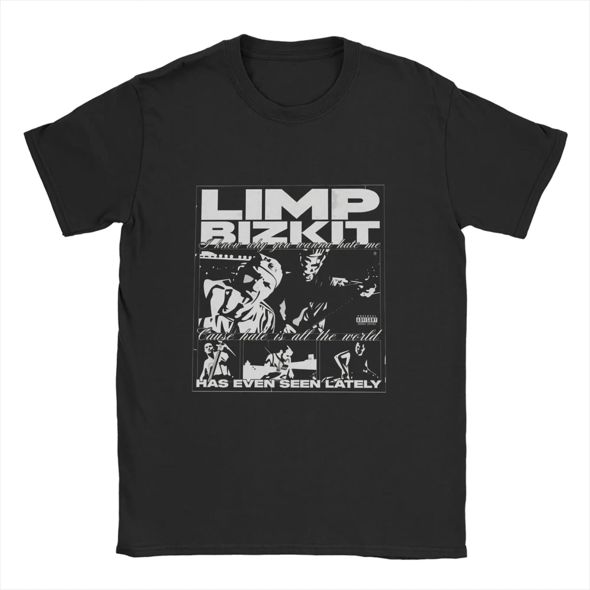 Limp Bizkit  Cotton T Shirt For Man Summer  Aesthetic T-Shirts Crew Neck Harajuku Tee Shirt Oversized Design Tops